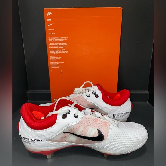 Nike Hyperdiamond 4 Elite Women's Softball Cleats - NWOB Sz 9 - Picture 2 of 8